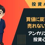 アンカリングとは 投資｜買値や過去の高値に引っ張られる心理