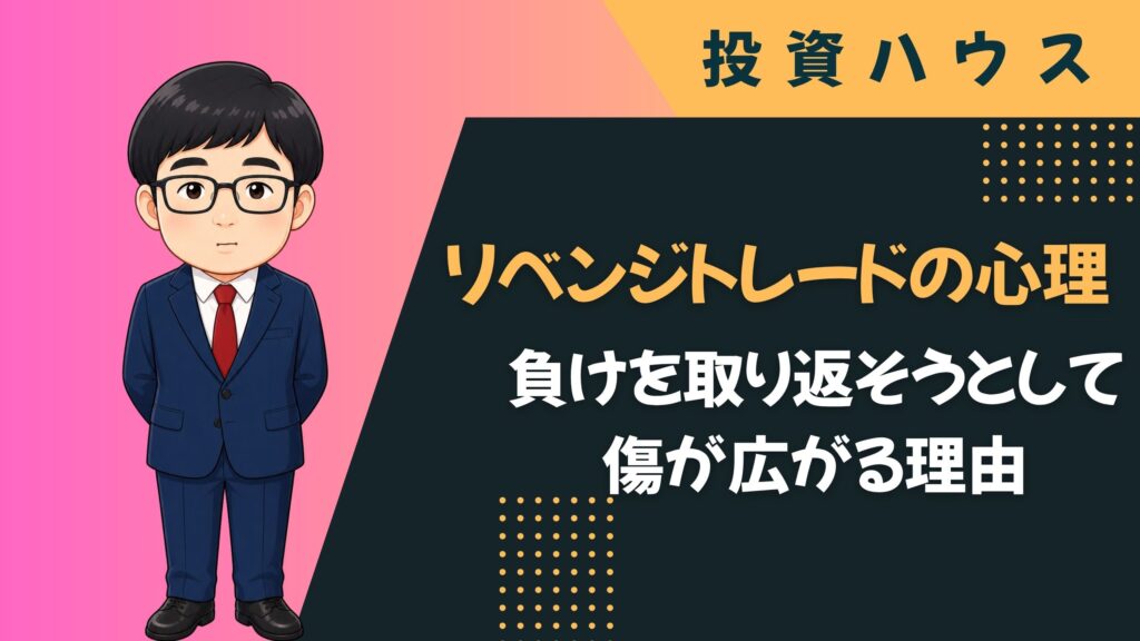 リベンジトレードの心理｜負けを取り返そうとして傷が広がる理由